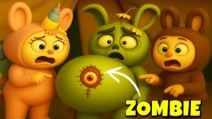 Лабубу зомби беременна и рожает на Хэллоуин. Будет ли 100 малышей лабубу зомби?