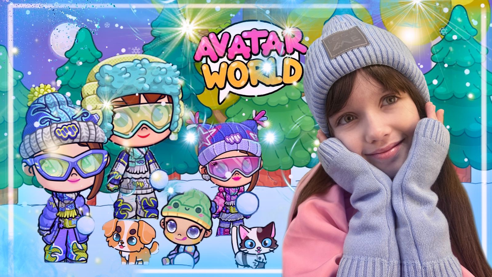 Обновление ЗИМА СНЕГ в Avatar World #avatarworld #аватарволд #зима
