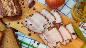 ГРУДИНКА  В ЛУКОВОЙ ШЕЛУХЕ В ДОМАШНИХ УСЛОВИЯХ 😋👍