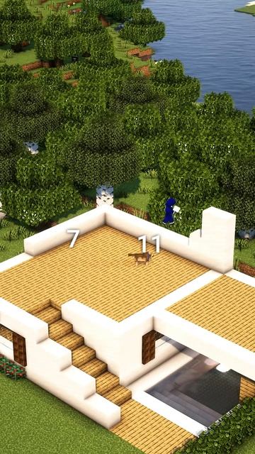 Майнкрафт Простой современный дом 🏠 смотреть онлайн