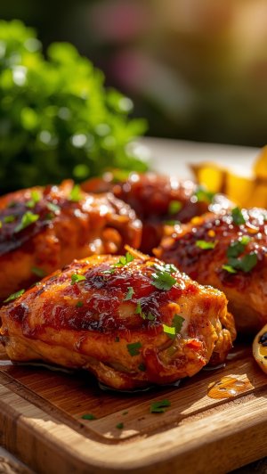 Куриные бедрышки на гриле!