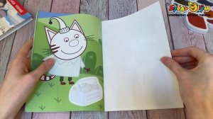 343409  Книга аппликация Три кота Домик на дереве с 3лет