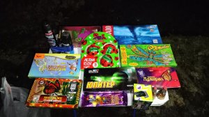 Большой Предновогодний Топ Летающих Фейерверков,Ночной Тест Пиротехники