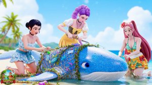 Руми спасает дельфинов, оказавшихся на мели  KPOP Demon Hunters