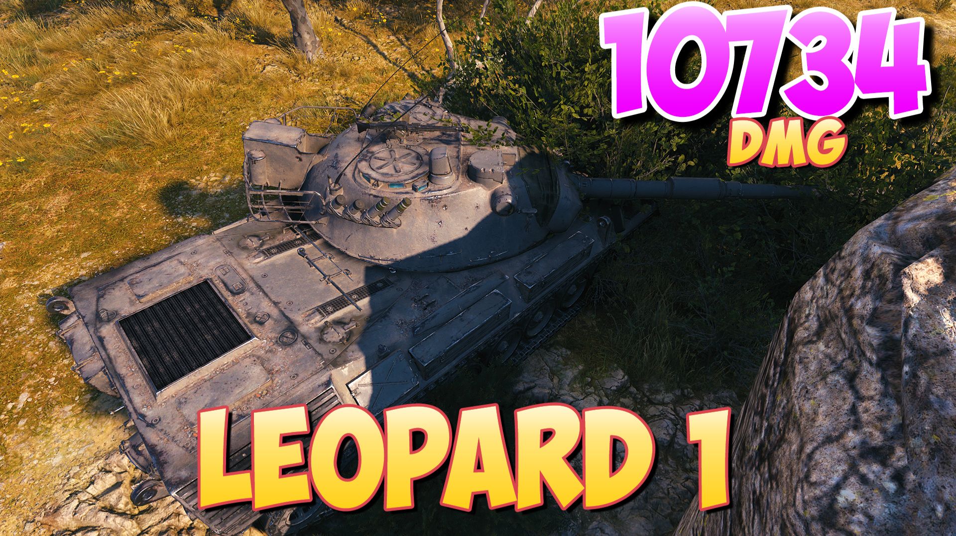 Leopard 1 - 4 Фрагов 10.7K Урона • Существенный! • Мир Танков