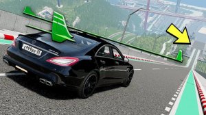 КАКАЯ МАШИНА ПРЫГНЕТ ДАЛЬШЕ С ОГРОМНОГО ТРАМПЛИНА В BEAM NG DRIVE!