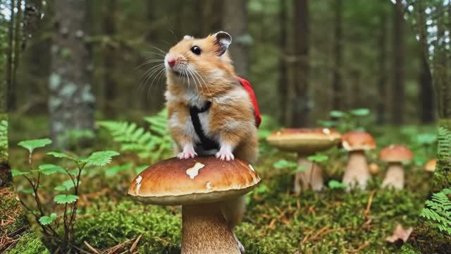 ХОМЯК В ЛЕСУ 🐹 Милые Приключения Хомячка