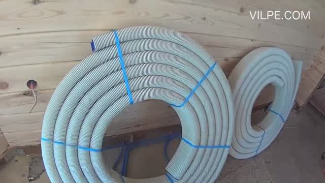 Монтаж системы вентиляции с использованием гибких воздуховодов Easyflex. смотреть онлайн