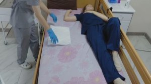 Размещение пациента в положении на боку