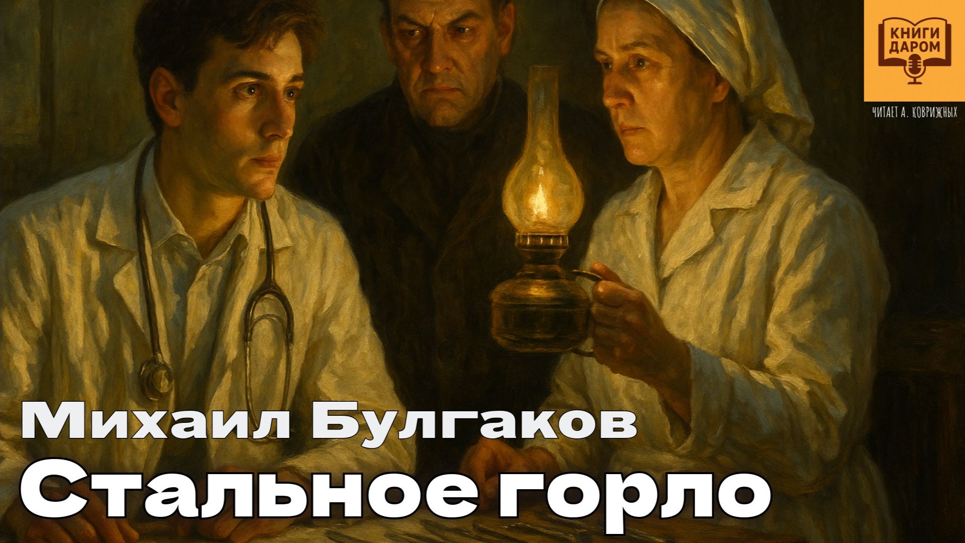 КНИГИ ДАРОМ. МИХАИЛ БУЛГАКОВ. «ЗАПИСКИ ЮНОГО ВРАЧА. «СТАЛЬНОЕ ГОРЛО» смотреть онлайн