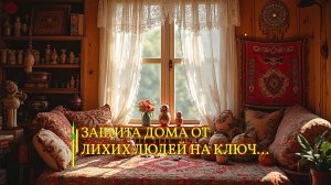 ЗАЩИТА ДОМА ОТ ЛИХИХ ЛЮДЕЙ  НА КЛЮЧ...