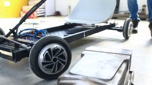 Электрокартинг своими руками из сломанных гироскутеров