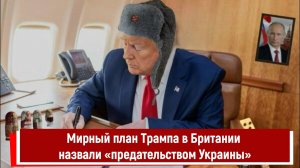 Мирный план Трампа в Британии назвали предательством Украины