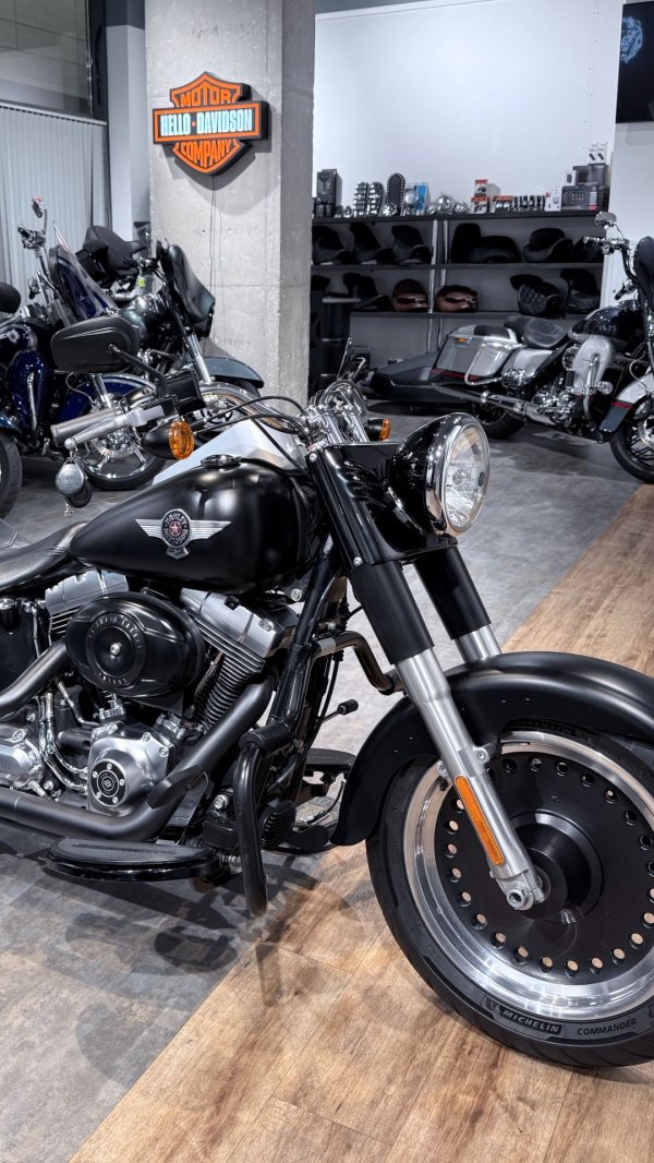 2014 Fat Boy ABS Black Denim