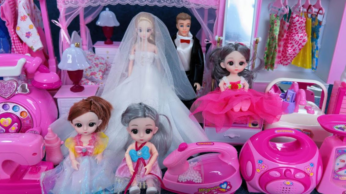 Обзор игрушек из коллекции Барби с распаковкой | ASMR смотреть онлайн