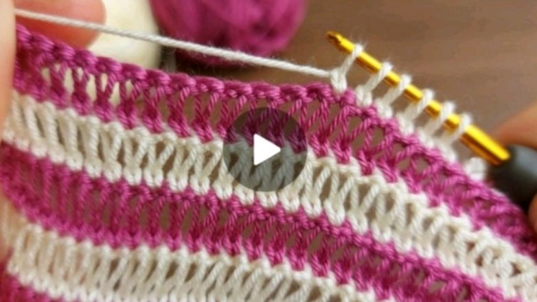 ТУНИССКОЕ ВЯЗАНИЕ КРЮЧКОМ❤ #все_в_жизни_связано #вязаниекрючком #тунисскоевязание