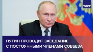 Путин проводит заседание с постоянными членами Совбеза
