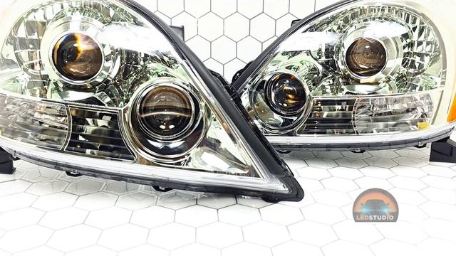 Lexus GX 470 тюнинг QBiled фары светодиодные смотреть онлайн