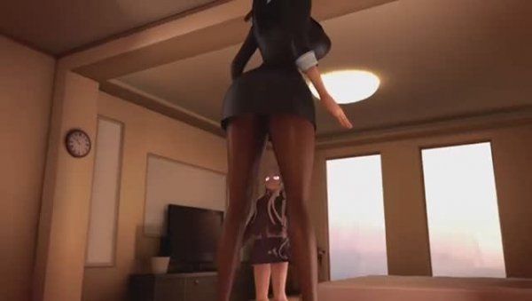 Giantess Animations: Between Two Pillars (Giantess Animation) (Benevolent Bunny)