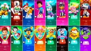 Мультики для Детей Щенячий Патруль Tiles Hop - ГОНЩИК, МАРШАЛЛ, КРЕПЫШ, РАЙДЕР, ЭВЕРЕСТ, СКАЙ