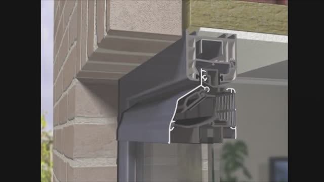 Сборка оконного приточного клапана AR75. смотреть онлайн