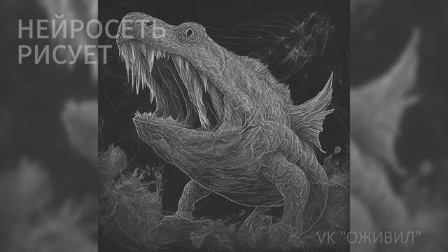 Рисунок простым карандашом. Оживляем рисунки при помощи нейросети