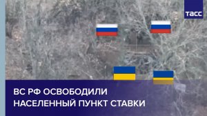ВС РФ освободили населенный пункт Ставки