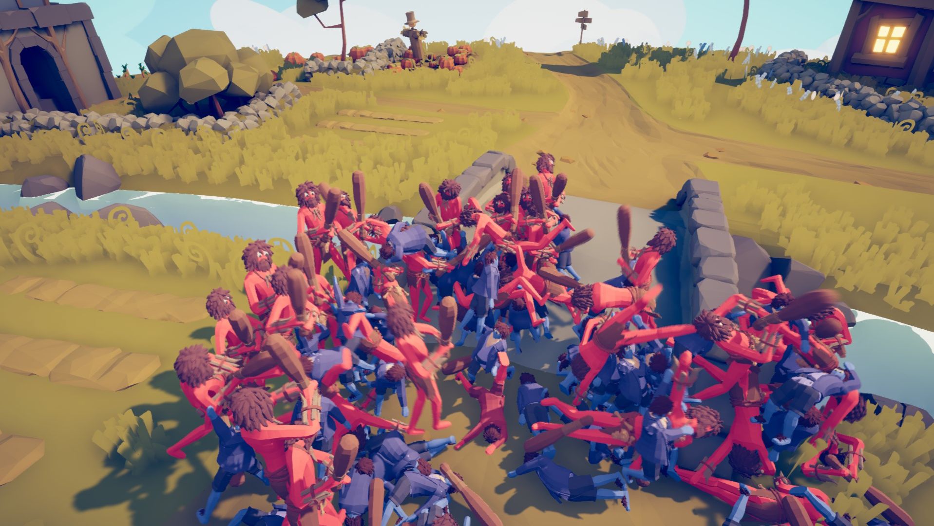 ДЕРЕВЕНСКИЕ ВЫШЛИ НА РАЗБОРКУ Ϟ Totally Accurate Battle Simulator #1