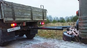 Жёсткая сцепка - Покупка, испытание. СТРУЖКА В МОТОРЕ Шишиги! ЗИЛ 131 тащит ГАЗ 66