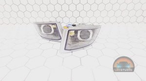 Toyota Land Cruiser Prado 120 фары светодиодные противотуманные!