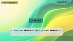 1.1 Past Simple (English Tenses)