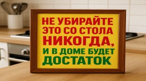 Не убирайте одну вещь со стола: простая примета помогает удержать деньги и остановить потери в доме