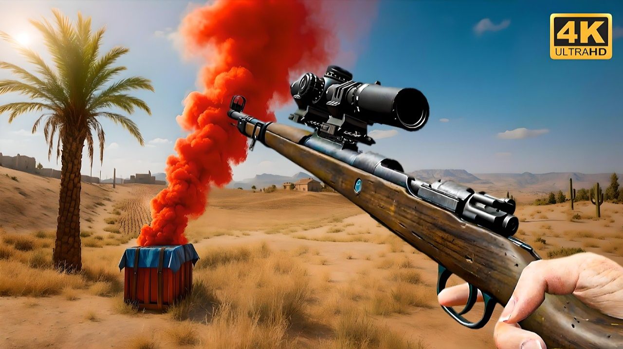 PUBG PC ｜ Miramar Solo Sniper ｜ 4K Ultra Graphics Gameplay (No Commentary) смотреть онлайн