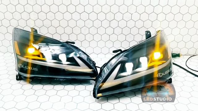 Lexus rx 350 тюнинг фары светодиодные смотреть онлайн