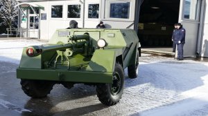 Прибытие САУ КСП-76 на экспозицию, Технический центр парка «Патриот», 16 ноября 2025