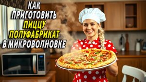 Как приготовить пиццу полуфабрикат в микроволновке