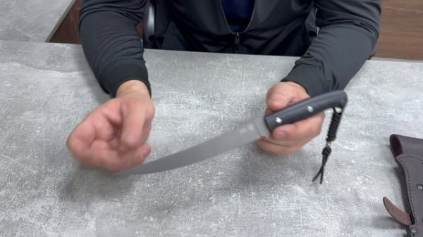 Нож Филейный, цельнометаллический из кованой стали Х12МФ