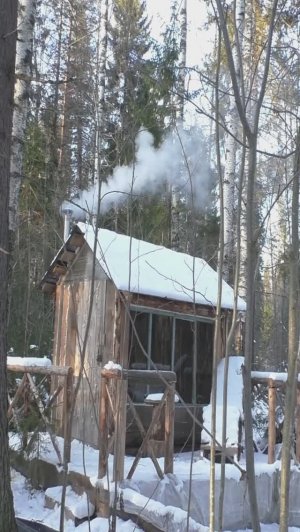 Сделал ОТОПЛЕНИЕ в Домике в Лесу!