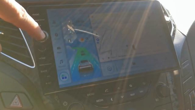 Режим ожидания в магнитоле с физической ручкой