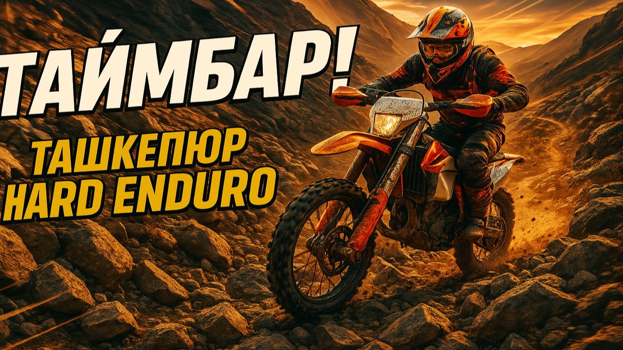 Ташкепюр HARD ENDURO — не успел и попал в таймбар! смотреть онлайн