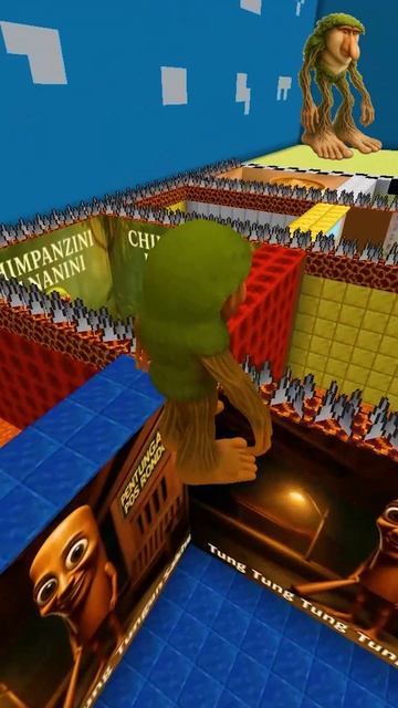 Italian Brainrot Vs Squid Game Lava Jump #shorts #minecraft #brainrot смотреть онлайн