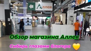 Обзор магазина Аллея (бывшая Поляна)