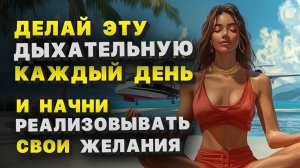 ДЫХАТЕЛЬНАЯ ПРАКТИКА на каждый день для реализации цели, делай и получай желаемое задержка дыхания