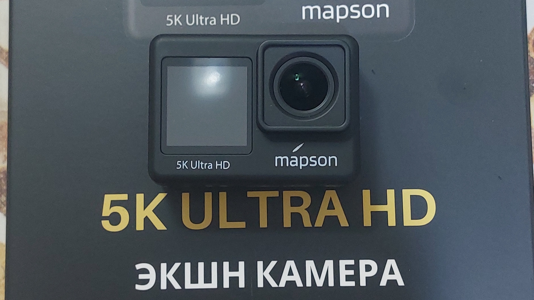 Звукозапись экшн камеры mapson 5K ULTRA HD