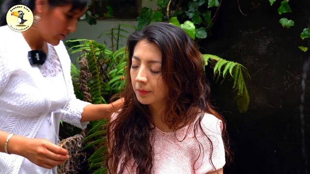 Doña Esperanza's ASMR massage & energy cleansing (limpia) with soft whispering sounds for relaxation смотреть онлайн