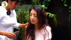 Doña Esperanza's ASMR massage & energy cleansing (limpia) with soft whispering sounds for relaxation