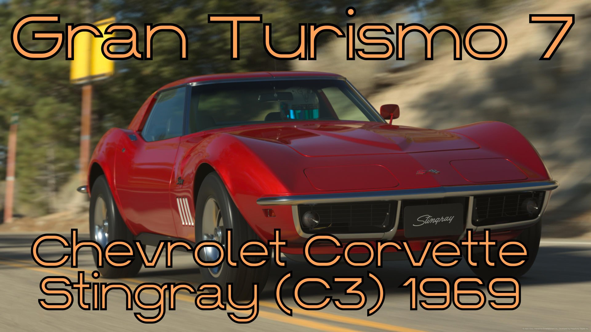 Chevrolet Corvette Stingray 1969 — золотая эра моторов в мире Gran Turismo 7 🌍⚡️ смотреть онлайн