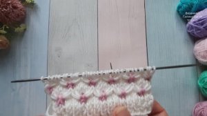 Двухцветный узор.