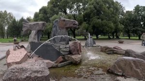 Африканка в Российской семье. Елагин остров - ЦПКО