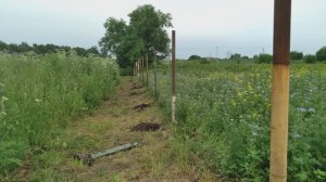 Забивание столбов для забора. /Усадьба.